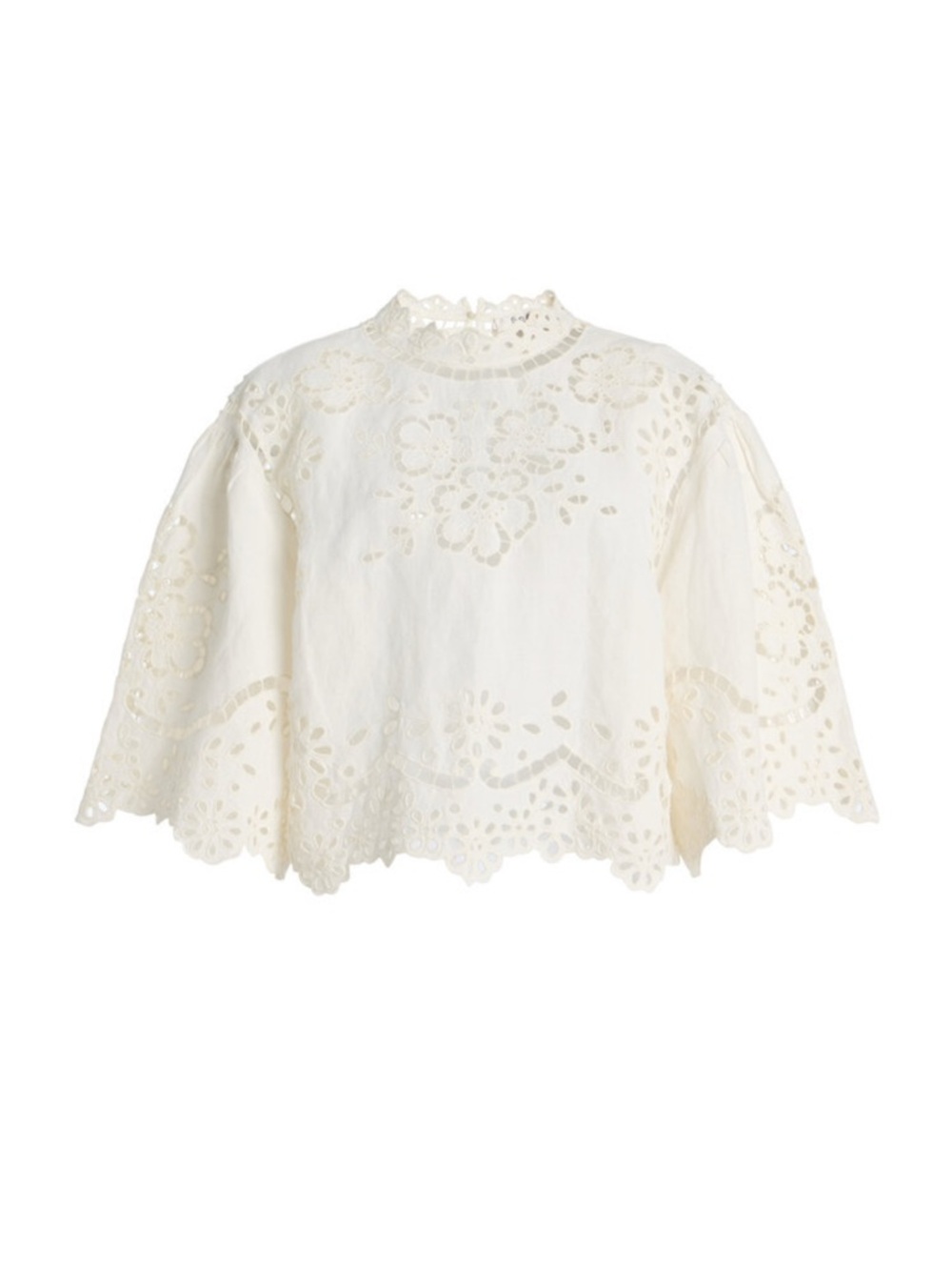 Sea NY Lulu embroidered linen top NWOT!! - Picture 4 of 6